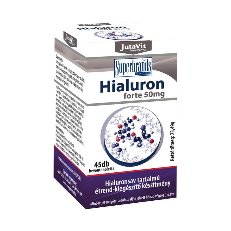 JutaVit Hialuron Forte 50 mg tabletta 