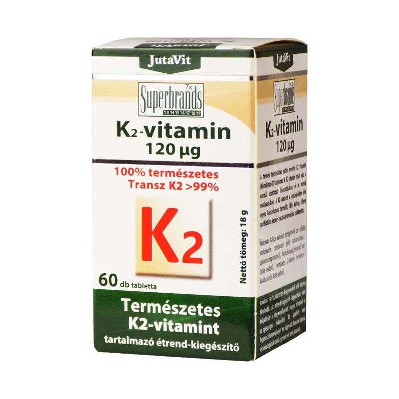 JutaVit K2-vitamin 120 mcg tabletta