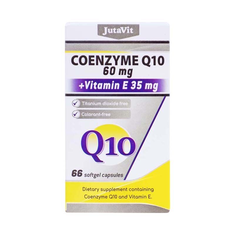JutaVit Koenzim Q10 + E-vitamin lágyzselatin kapszula