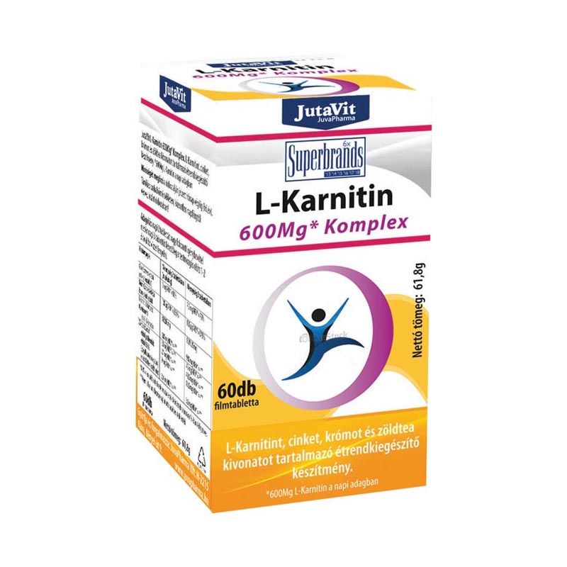 JutaVit L-karnitin 600 mg komplex filmtabletta