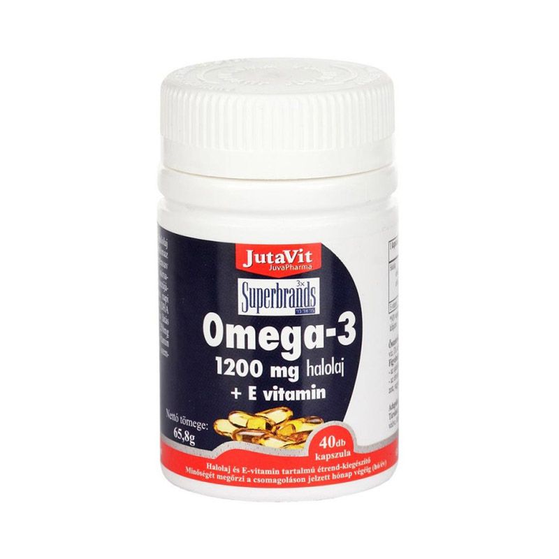 JutaVit Omega-3 halolaj 1200 mg kapszula