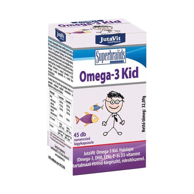 JutaVit Omega-3 Kid lágykapszula