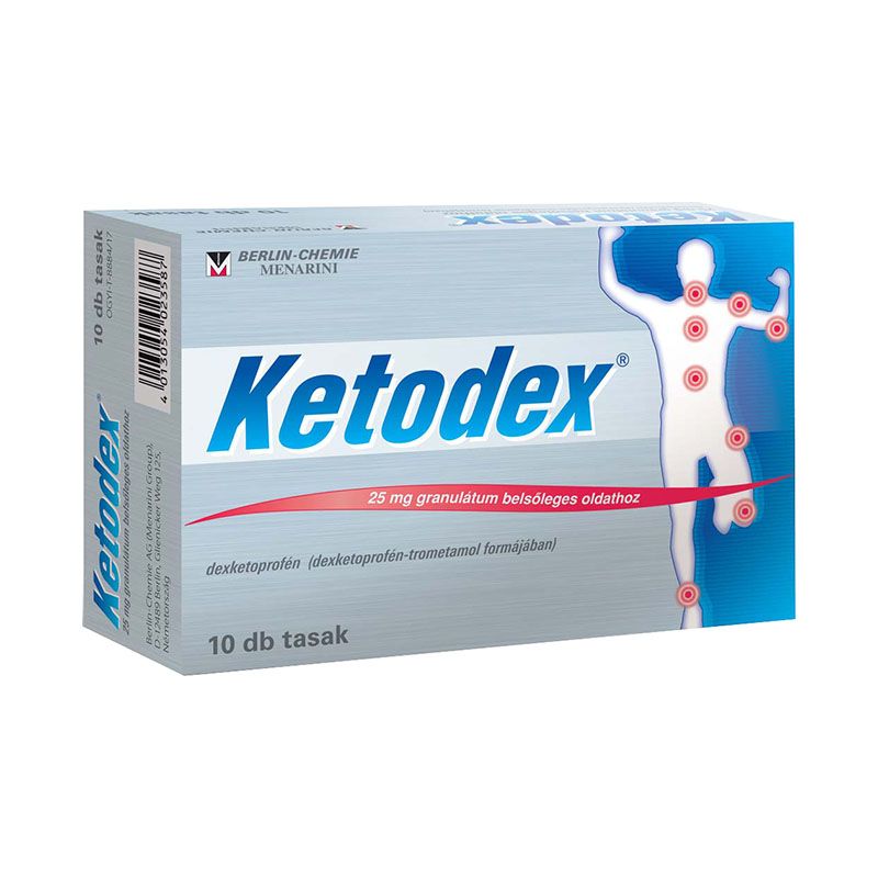 Ketodex 25 mg granulátum belsőleges oldathoz