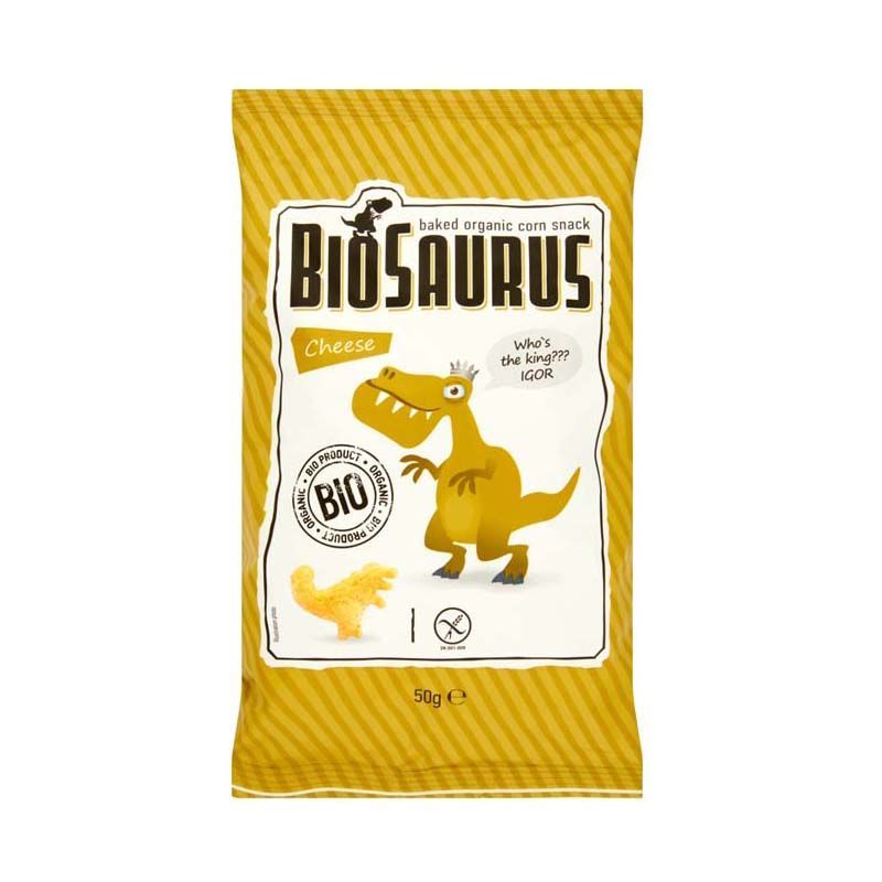 Biopont BioSaurus Igor bio kukoricás snack sajtos