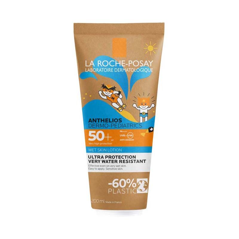 La Roche-Posay Anthelios Dermo-Pediatrics Wet Skin naptej gyerekeknek SPF50+ vizes bőrre is