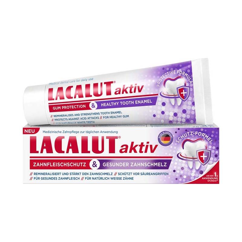 Lacalut Aktiv fogkrém fogíny-zománc védelmére