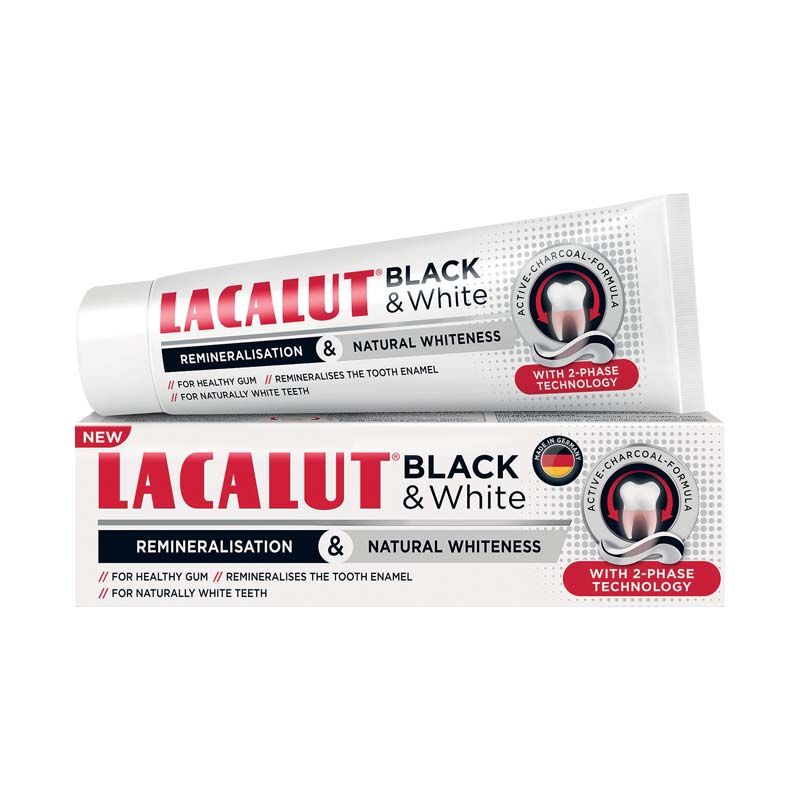 Lacalut Black & White fogkrém