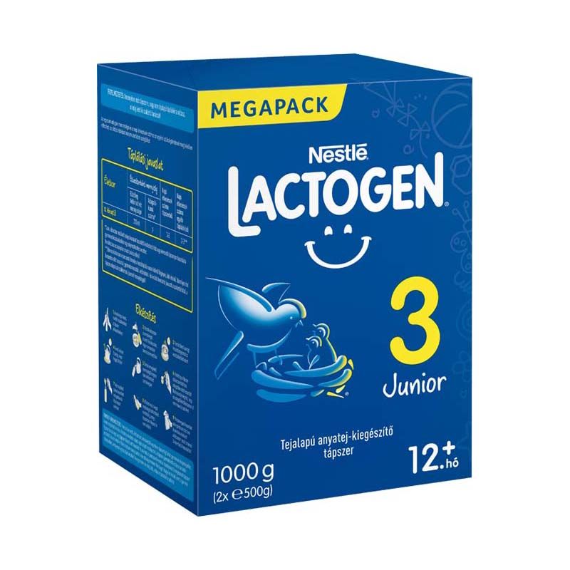 Lactogen Junior 3 tejalapú anyatej-kiegészítő tápszer