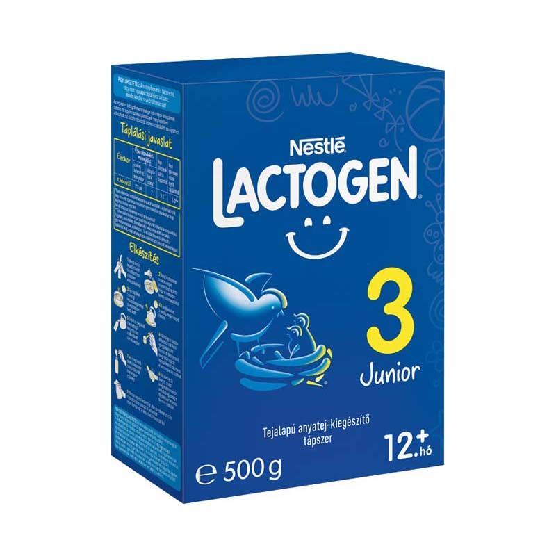 Lactogen Junior 3 tejalapú anyatej-kiegészítő tápszer