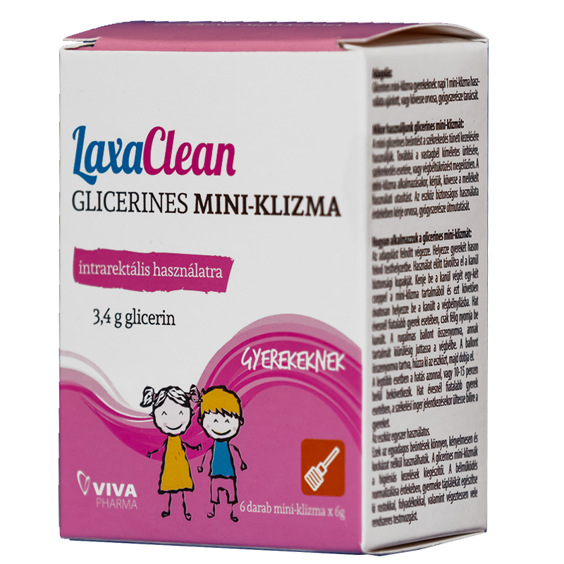 LaxaClean Glicerin Klizma mini gyermek