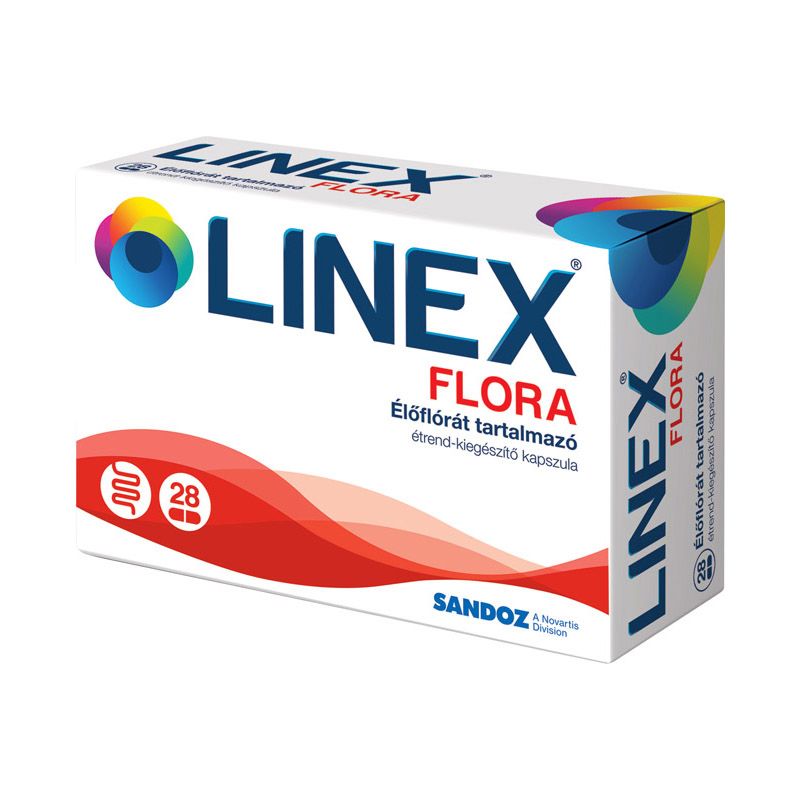 Linex Flora élőflórát tartalmazó étrend-kiegészítő kapszula