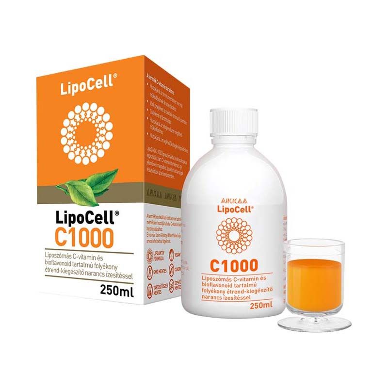 LipoCell C1000 liposzómás C-vitamin narancs ízben
