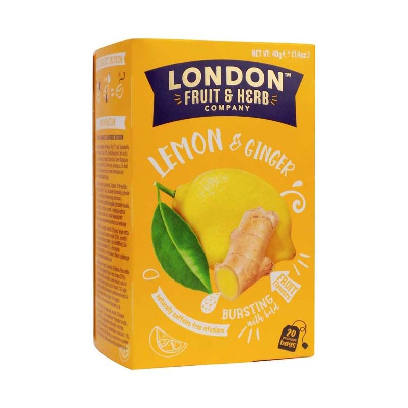 London Gyömbér-citrom ízű filteres gyümölcstea