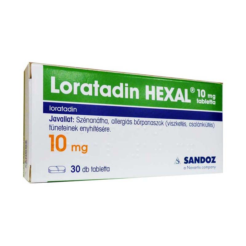Loratadin Hexal 10 mg tabletta