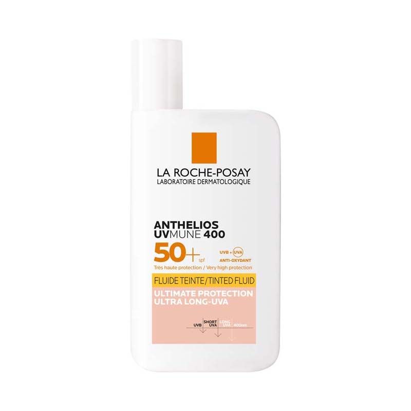 La Roche-Posay Anthelios UVMUNE 400 láthatatlan fluid SPF50+ színezett