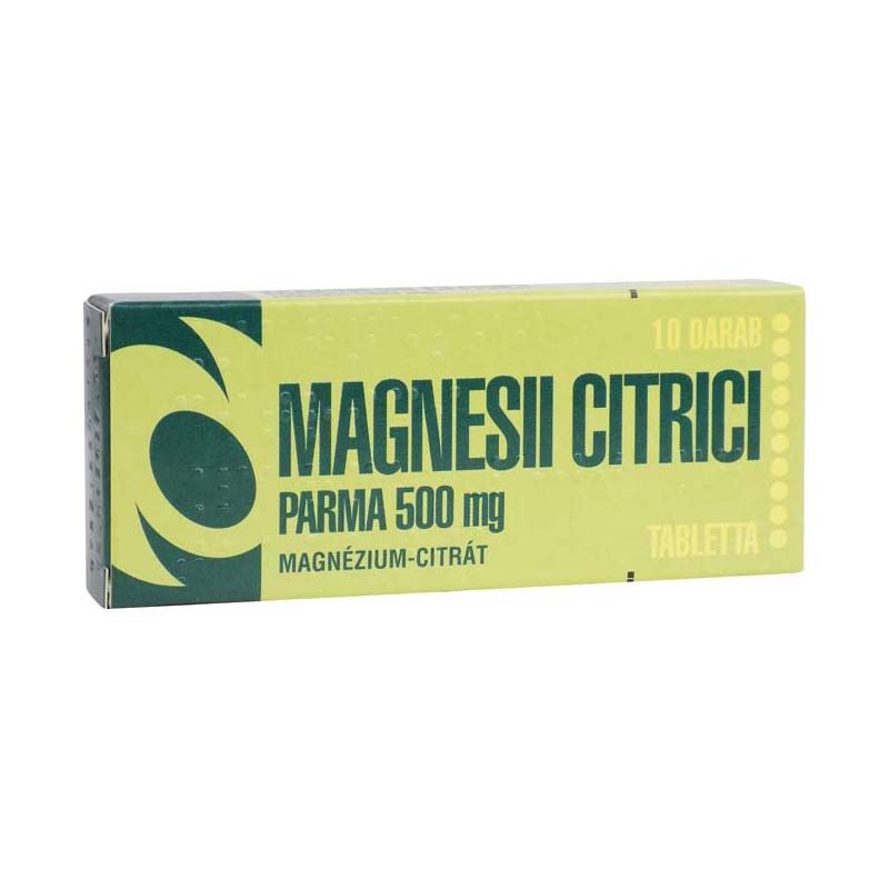 Magnesii citrici Parma 500 mg tabletta
