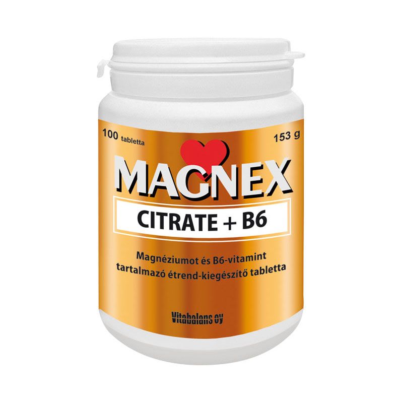 Magnex Citrate + B6-vitamin tabletta
