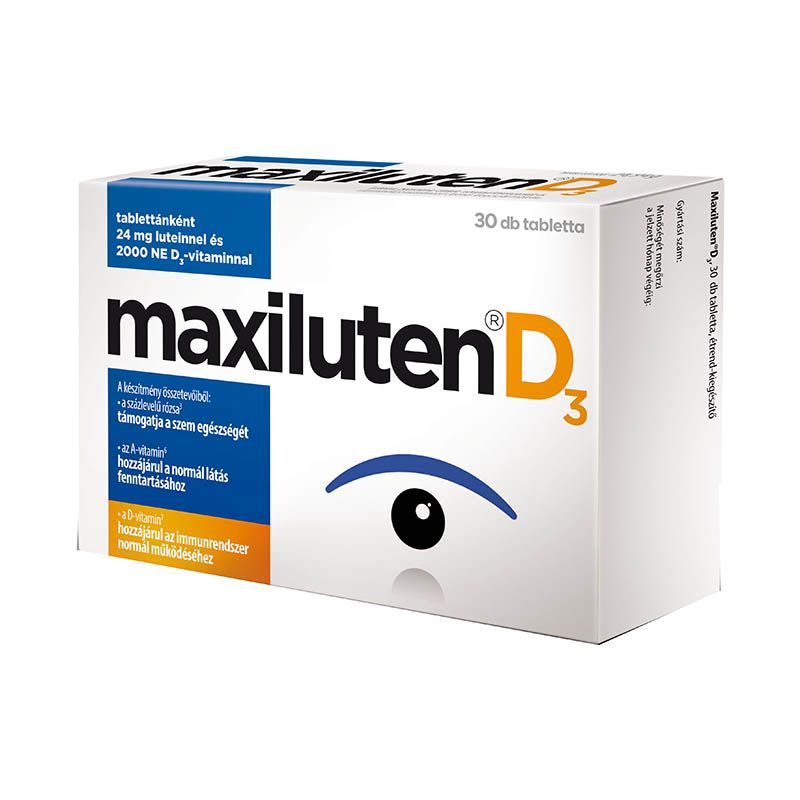Maxiluten D3 Lutein tabletta