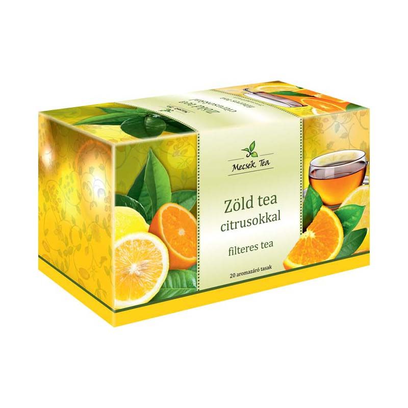 Mecsek zöld tea citrusokkal filteres