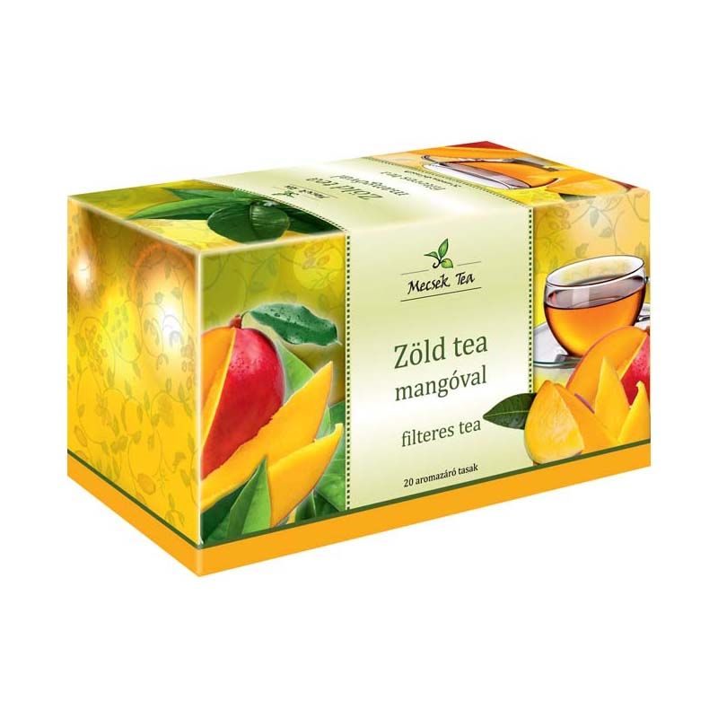 Mecsek zöld tea mangóval filteres