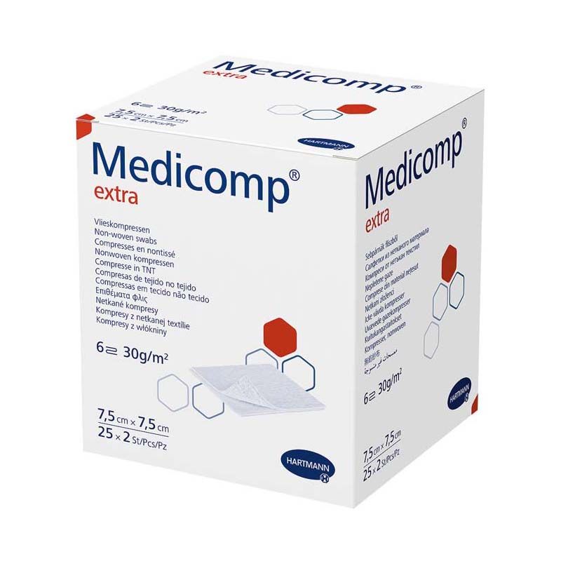 Medicomp steril sebfedő 7,5cm x 7,5cm