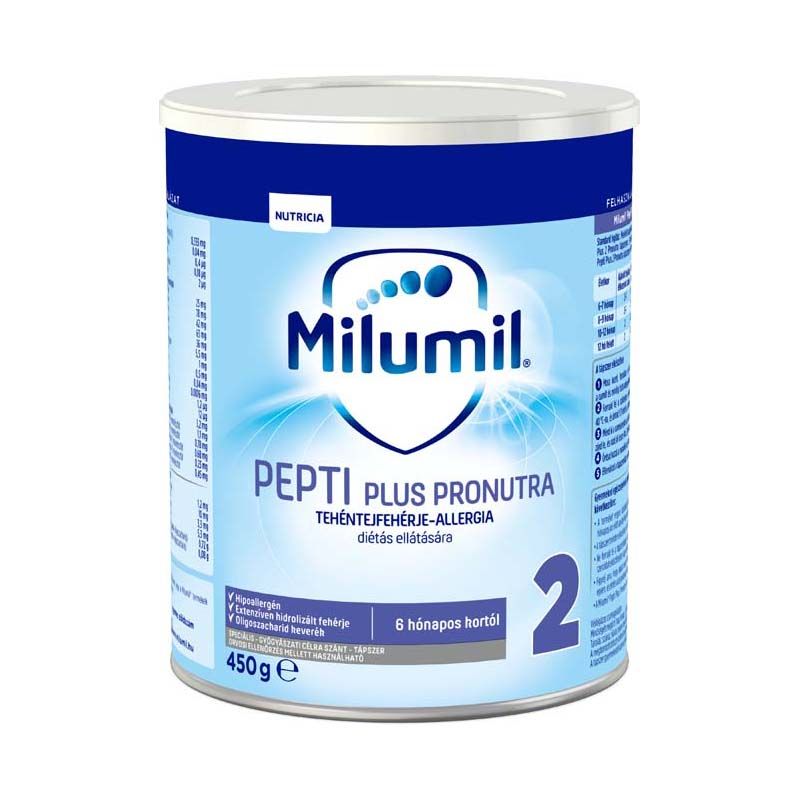 Milumil Pepti Plus 2 Pronutra tápszer