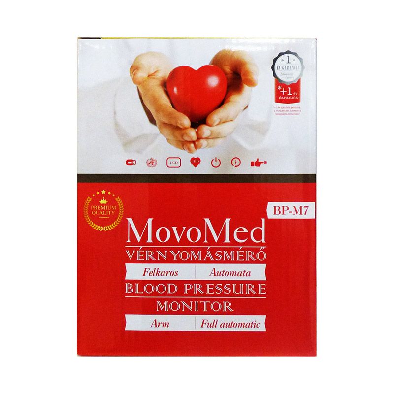 MovoMed BP-M7 digitális felkaros vérnyomásmérő