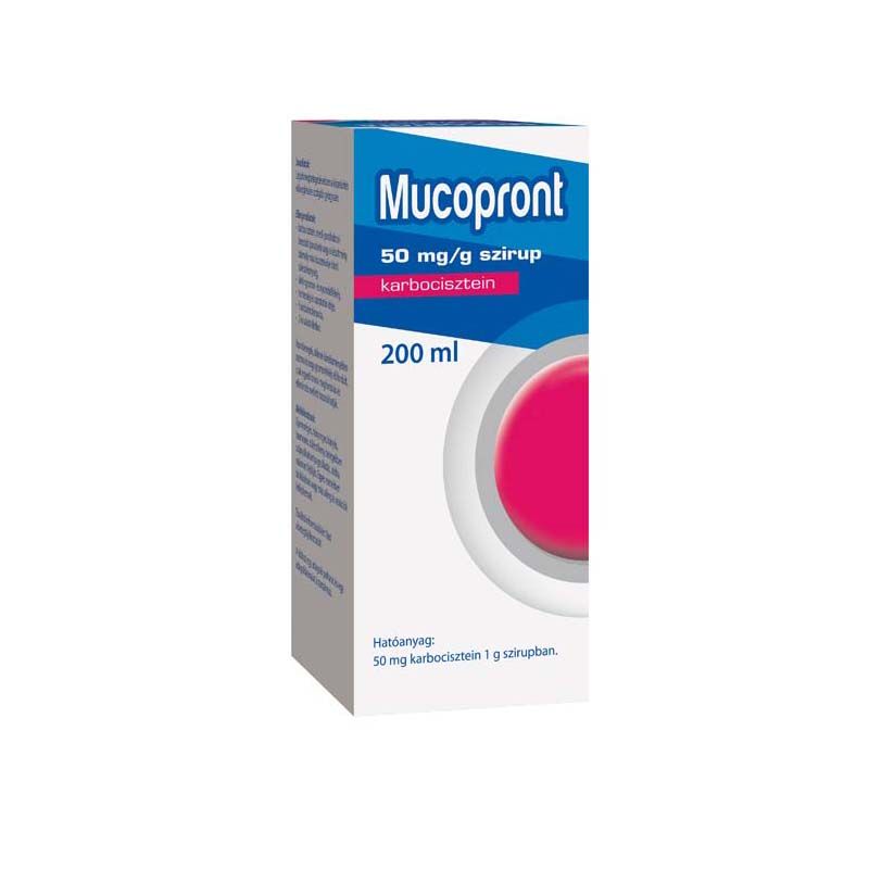 Mucopront 50 mg/g szirup