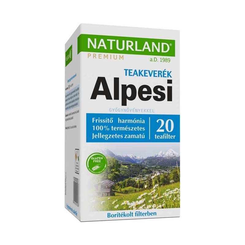 Naturland Alpesi gyógynövény teakeverék