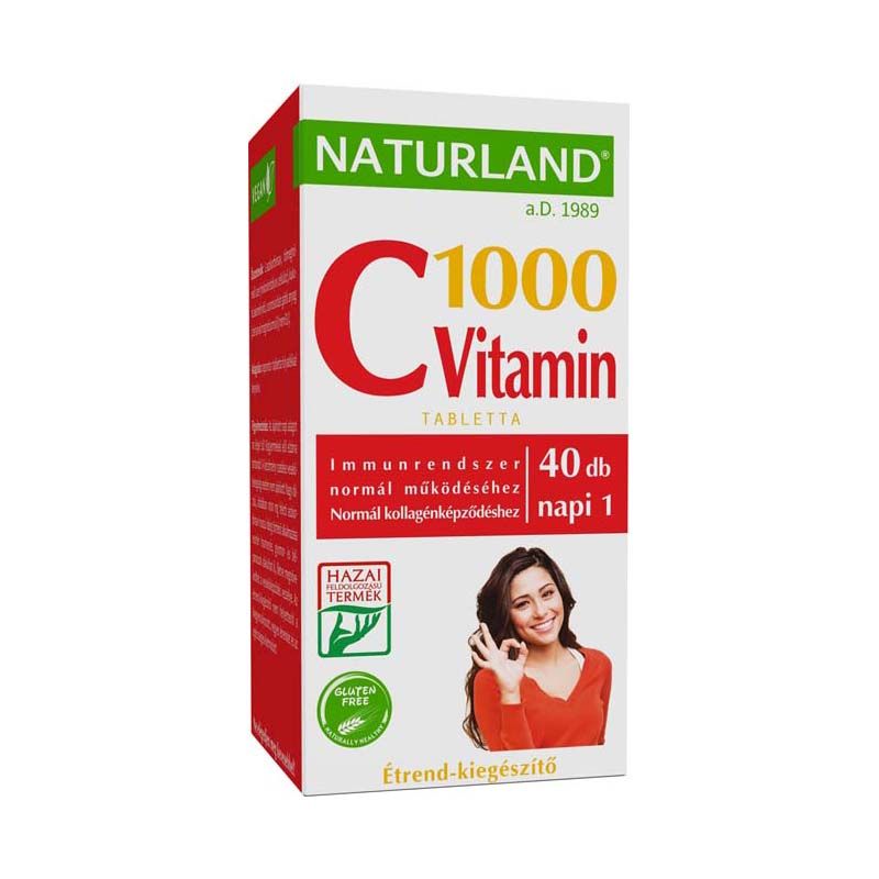 Naturland C-vitamin 1000 mg tabletta