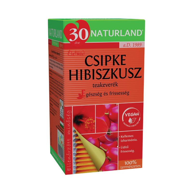 Naturland Csipke-hibiszkusz filteres teakeverék