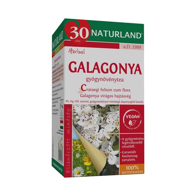 Naturland Galagonya filteres gyógynövénytea