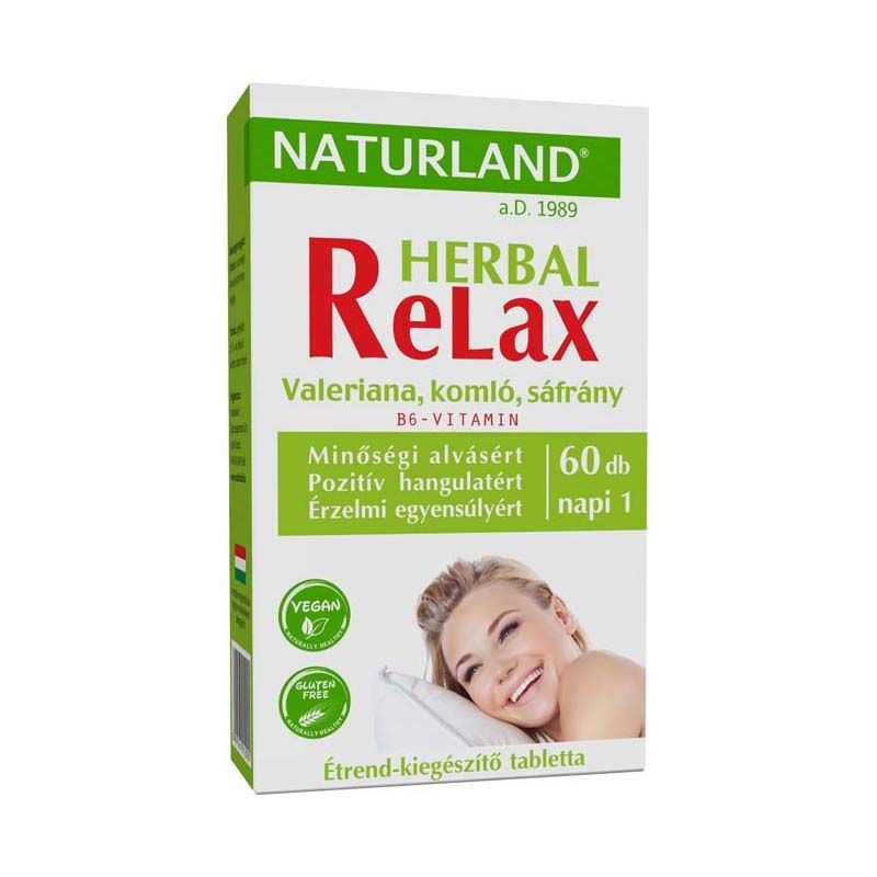 Naturland Herbal Relax tabletta