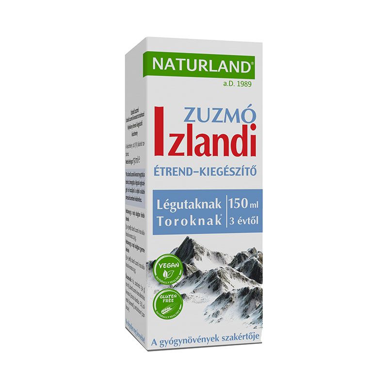 Naturland izlandi zuzmó folyékony étrend-kiegészítő