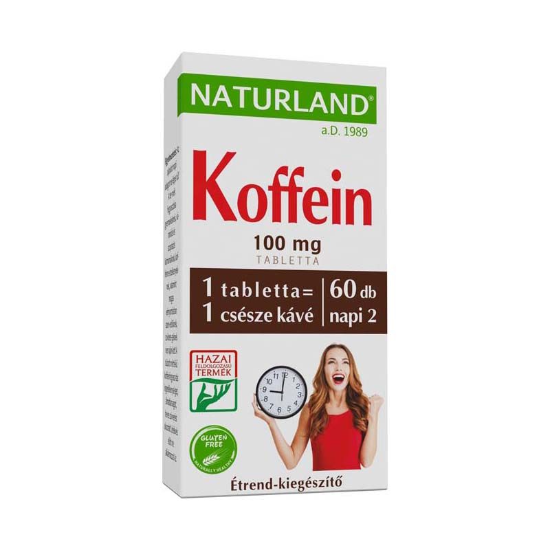 Naturland Koffein étrend-kiegészítő tabletta