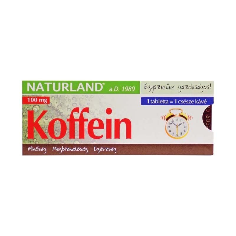 Naturland Koffein étrend-kiegészítő tabletta