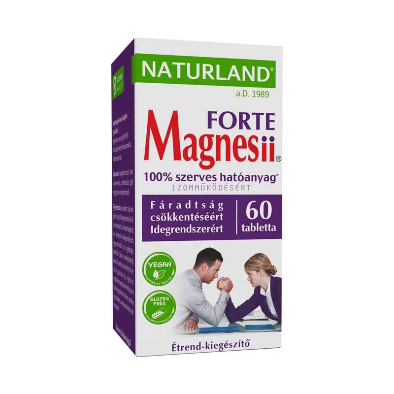 Naturland Magnesii forte étrend-kiegészítő tabletta