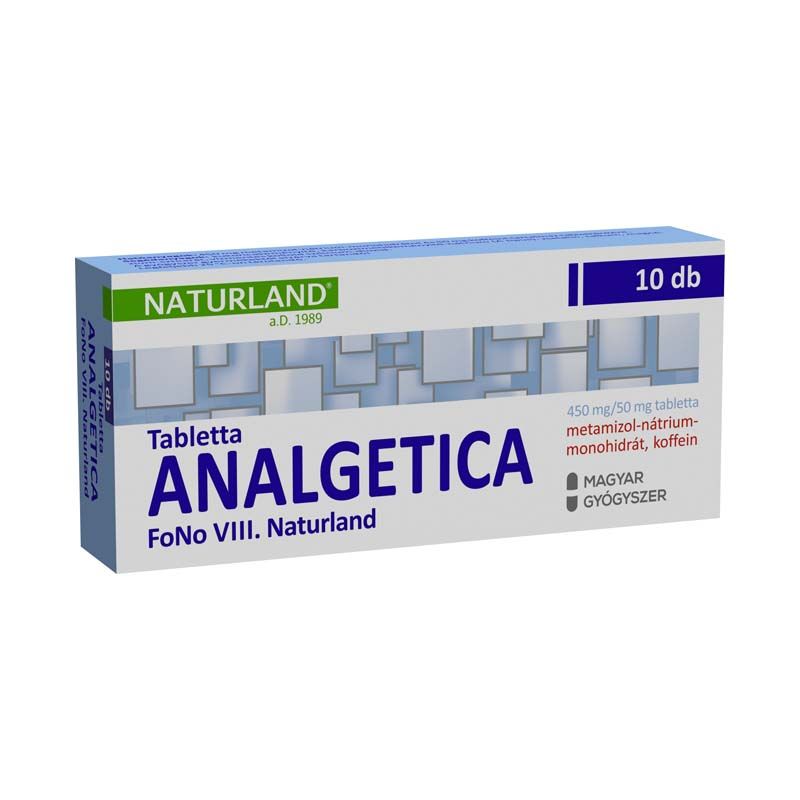 Naturland Tabletta analgetica FoNo VIII.