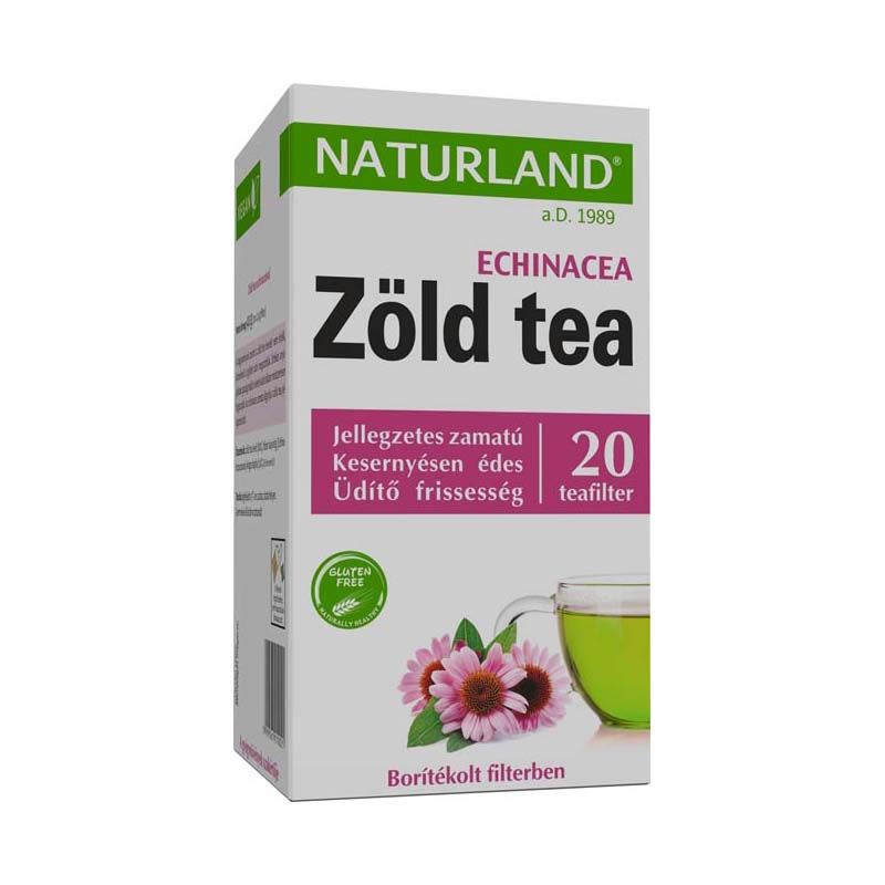 Naturland Zöld tea echinaceával filteres tea