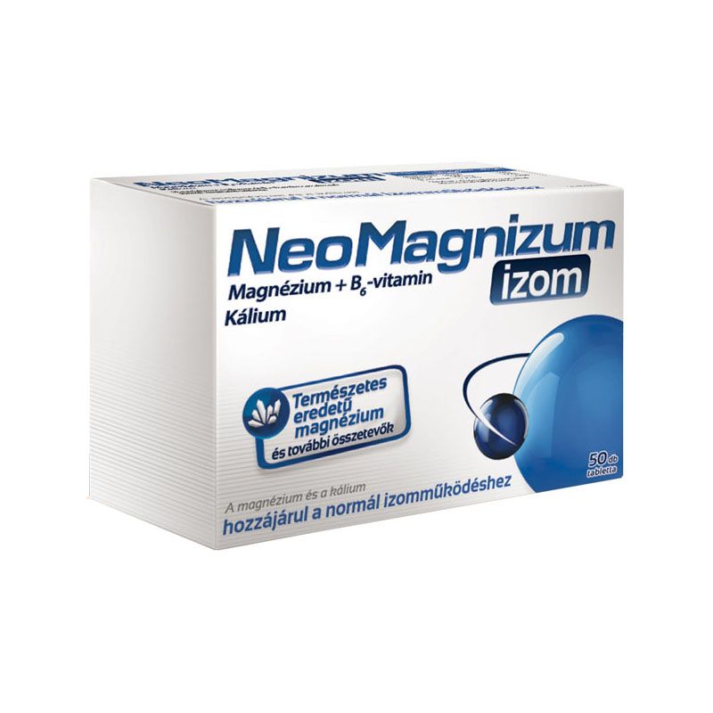 NeoMagnizum izom étrend-kiegészítő tabletta