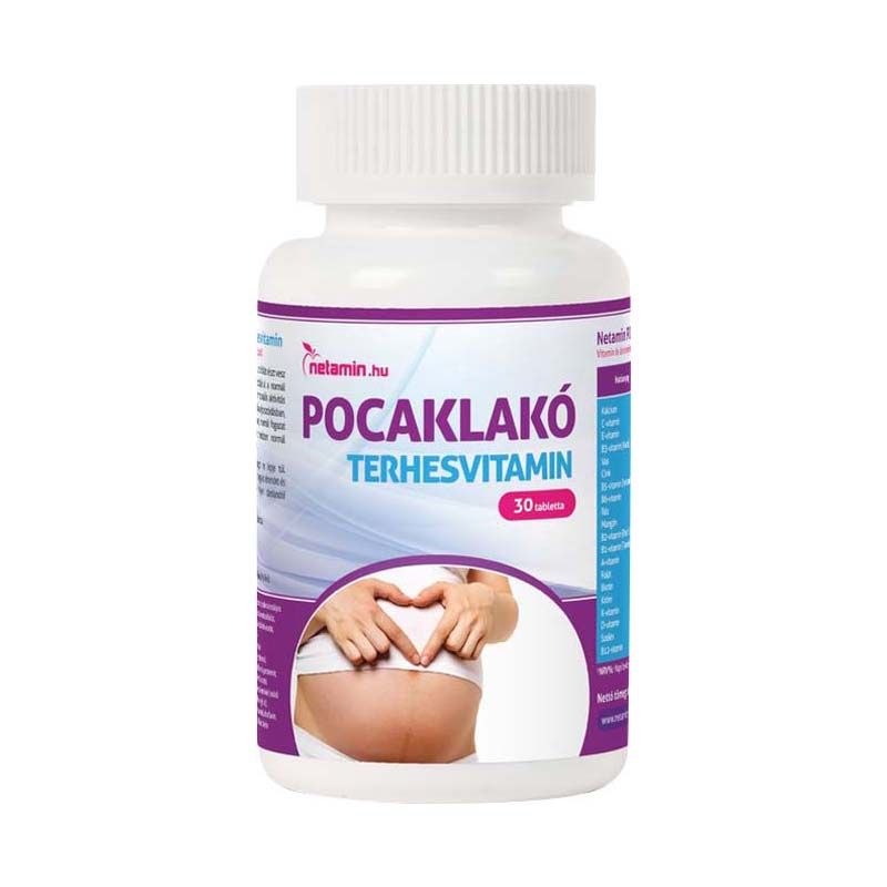 Netamin Pocaklakó terhesvitamin tabletta