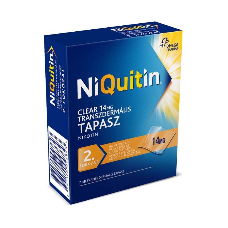 NiQuitin Clear 14 mg transzdermális tapasz