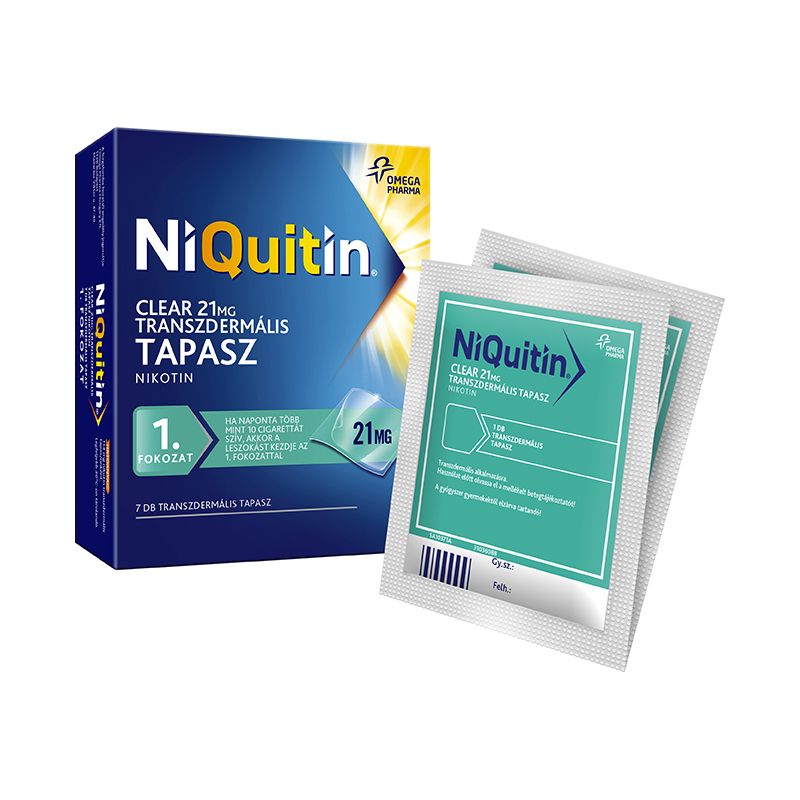 NiQuitin Clear 21 mg transzdermális tapasz