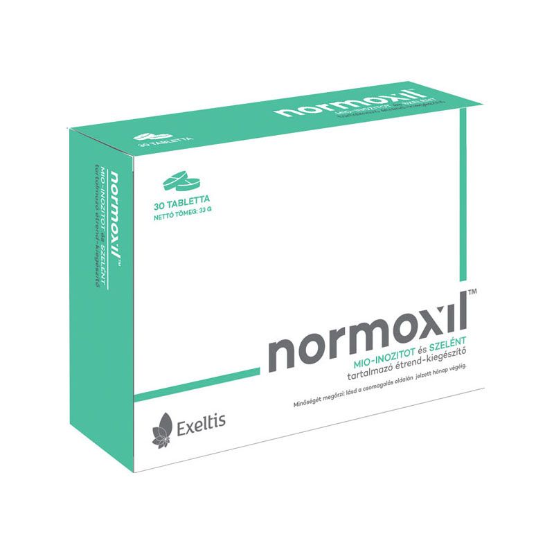 Normoxil mio-inozitol + szelén tartalmú étrend-kiegészítő tabletta