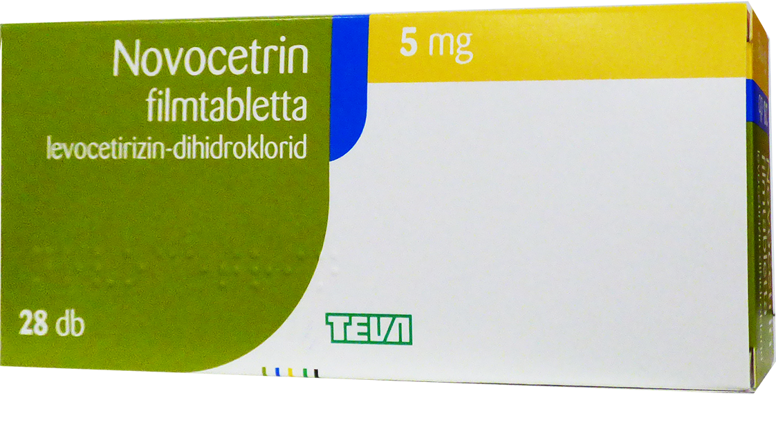Novocetrin 5 mg filmtabletta