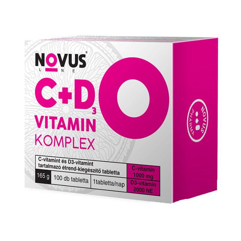 Novus Line Komplex C- és D3-vitamin tabletta