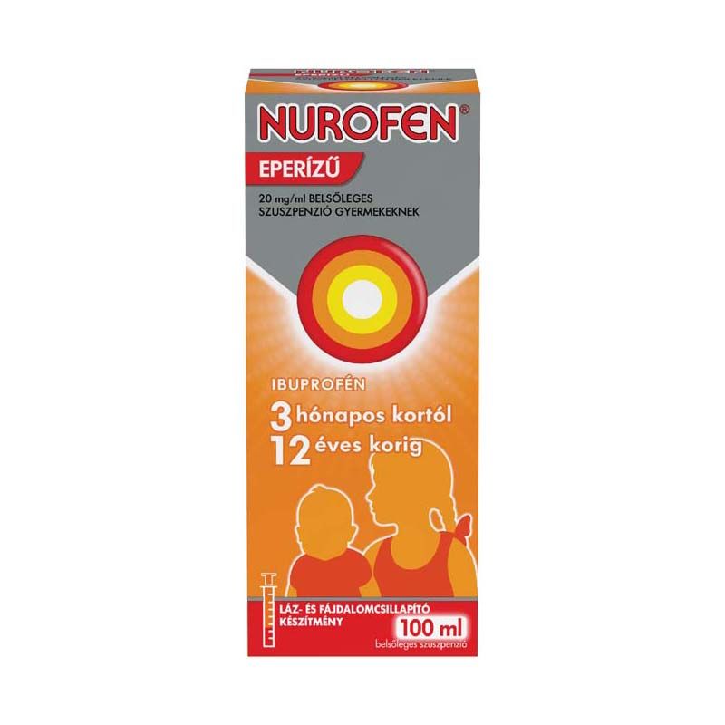 Nurofen 20 mg/ml belsőleges szuszpenzió gyermekeknek eperízű