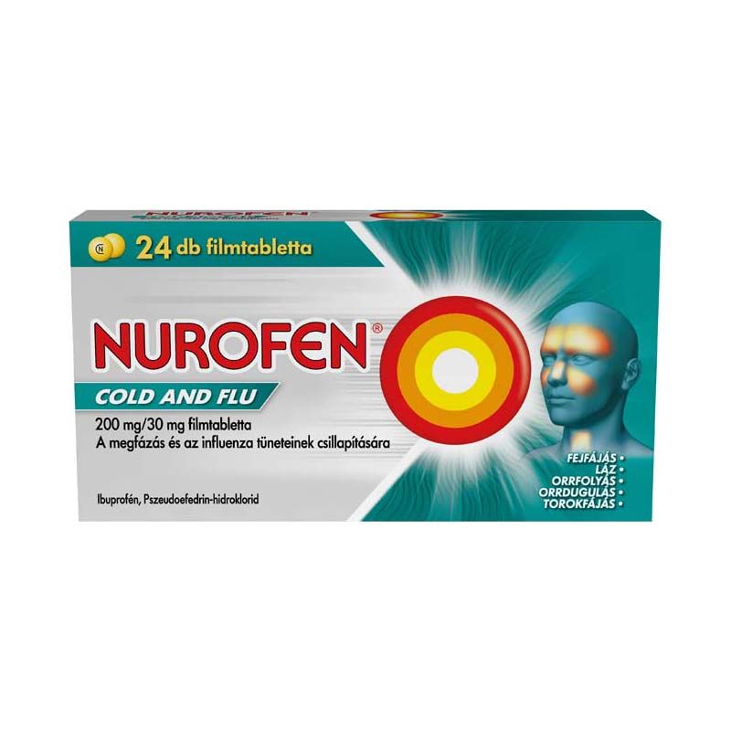 Nurofen Cold and Flu 200 mg/30 mg filmtabletta