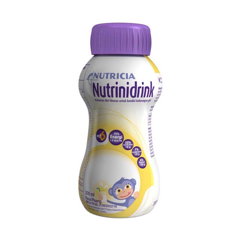 Nutricia NutriniDrink Multifibre banán ízű speciális gyógyászati célra szánt élelmiszer
