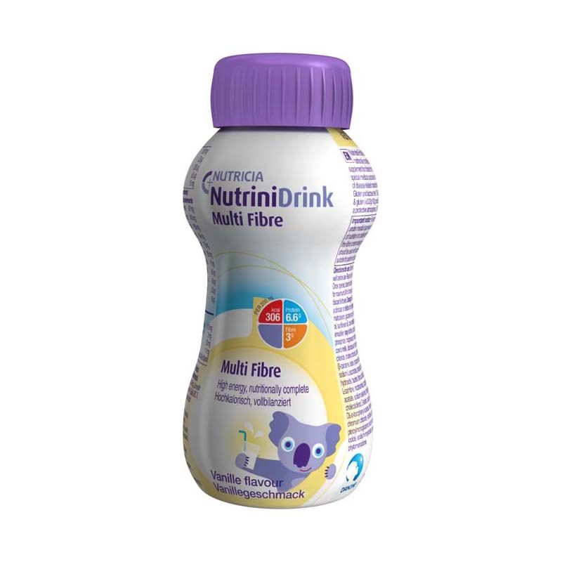 NutriniDrink Multifibre vanília ízű speciális gyógyászati célra szánt élelmiszer